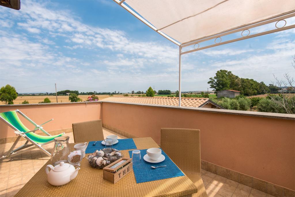 Agriturismo Pian Di Spille - Golf Villa ตาร์กวิเนีย ภายนอก รูปภาพ